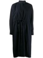 Maison Rabih Kayrouz Drawstring Waist Shirt Dress - Blue