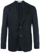 Boglioli Two Button Blazer, Men's, Size: 46, Blue, Virgin Wool/cotton/polyamide/cupro