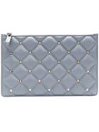 Valentino Valentino Garavani Quilted Pouch - Grey