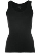 Nili Lotan - Tank Top - Women - Cotton/cashmere - M, Black, Cotton/cashmere