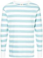 Kent & Curwen Striped Long Sleeve Shirt - Blue
