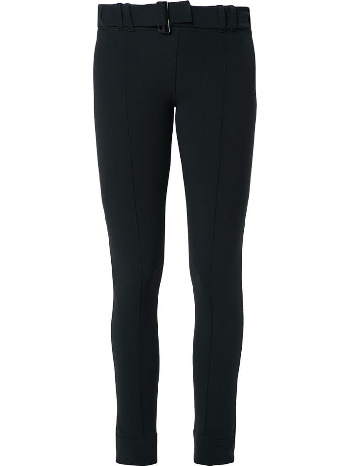 Gloria Coelho Belted Leggings - Black