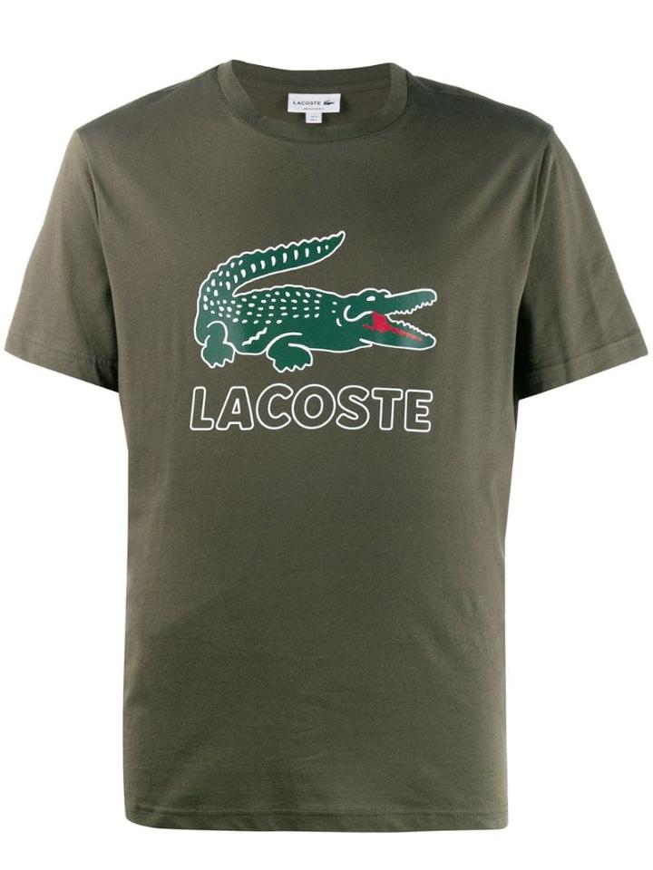 Lacoste Logo Print T-shirt - Green