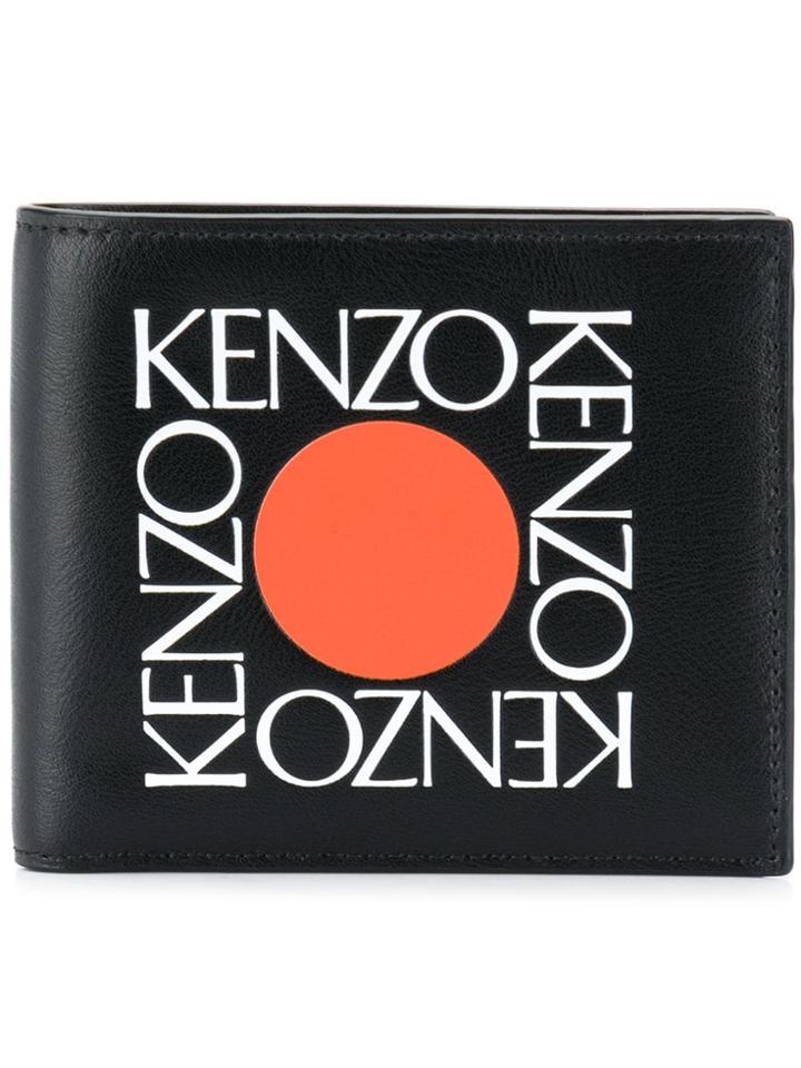 Kenzo Square Logo Bifold Wallet - Black