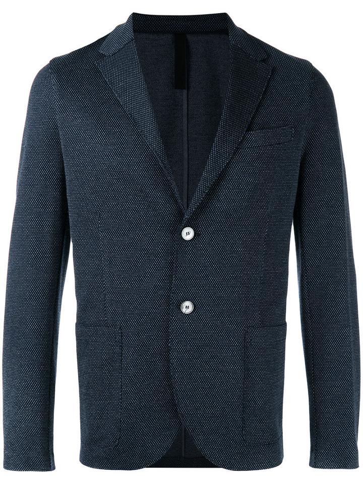 Harris Wharf London Classic Blazer, Men's, Size: 50, Blue, Cotton