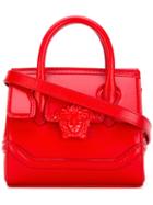 Versace - Small Palazzo Empire Bag - Women - Leather/polyamide/viscose/virgin Wool - One Size, Red, Leather/polyamide/viscose/virgin Wool