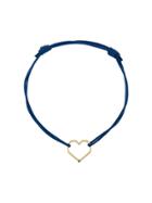 Aliita 9kt Yellow Gold Corazon Heart Bracelet - Blue