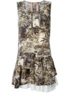 No21 Layered Jungle Print Dress