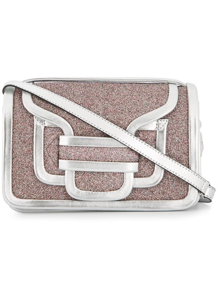 Pierre Hardy Glitter Detail Shoulder Bag - Metallic