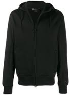 Y-3 Zipped Logo Hoodie - Black