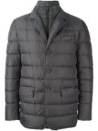 Herno Padded Jacket, Men's, Size: 54, Grey, Polyamide/viscose/feather Down
