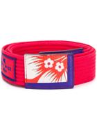 Etro Printed Woven Belt - Red