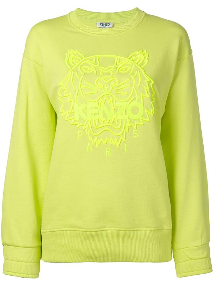 Kenzo Tiger Logo Sweatshirt - Yellow