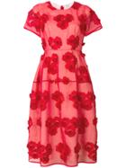 P.a.r.o.s.h. Full Shape Flower Dress - Red