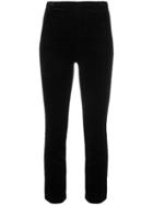 J Brand Skinny Velvet Trousers - Black