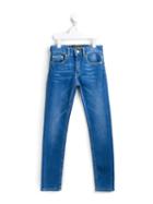Finger In The Nose Classic Slim Jeans, Boy's, Size: 12 Yrs, Blue