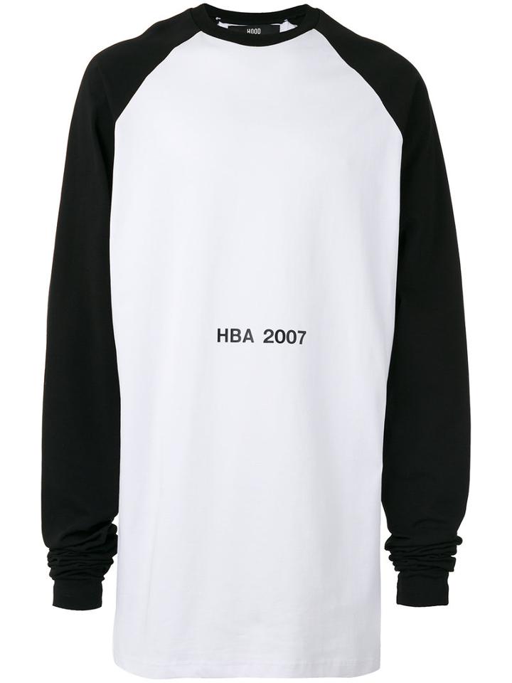 Hood By Air Overnight Raglan, Men's, Size: Medium, White, Cotton