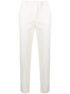 Red Valentino Tapered Tailored Trousers - White