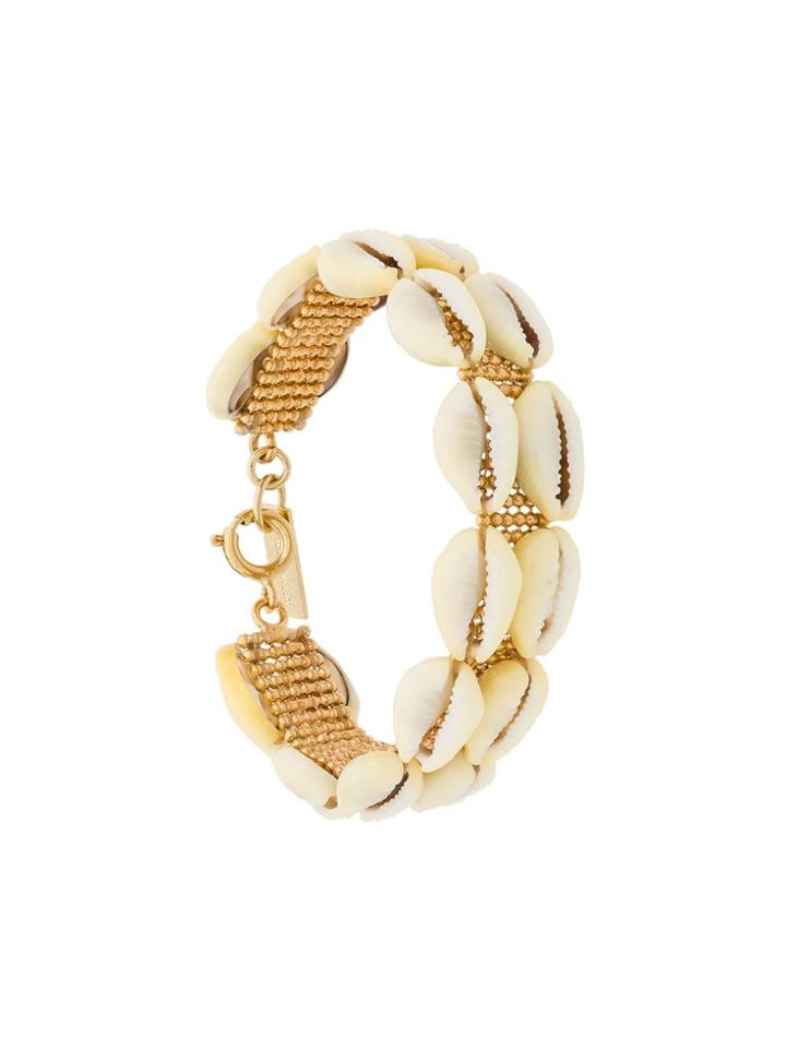Isabel Marant Étoile Shell Embellished Bracelet - Gold