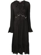 Giacobino Bead Fringe Dress - Black
