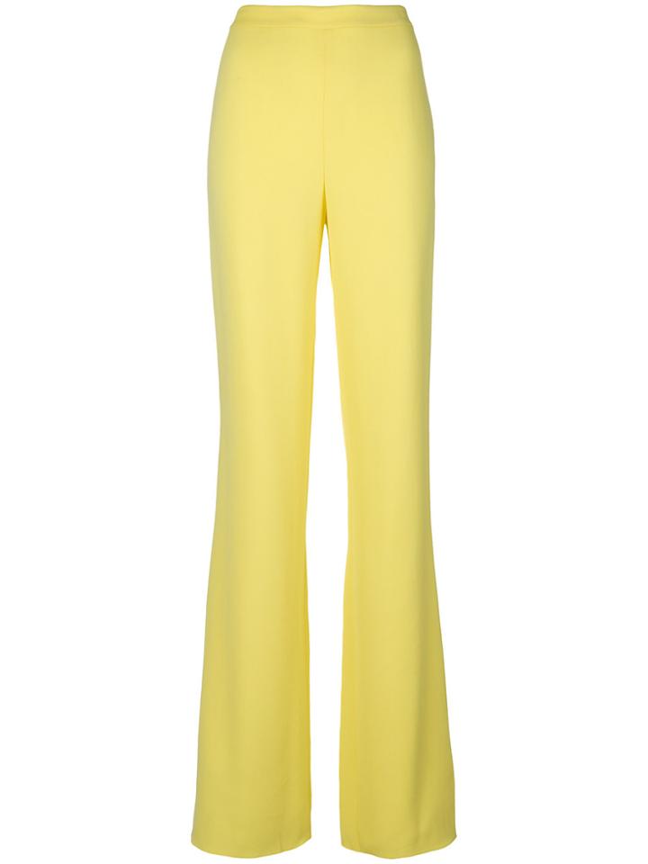 Emilio Pucci Flared Wide-leg Trousers - Yellow & Orange
