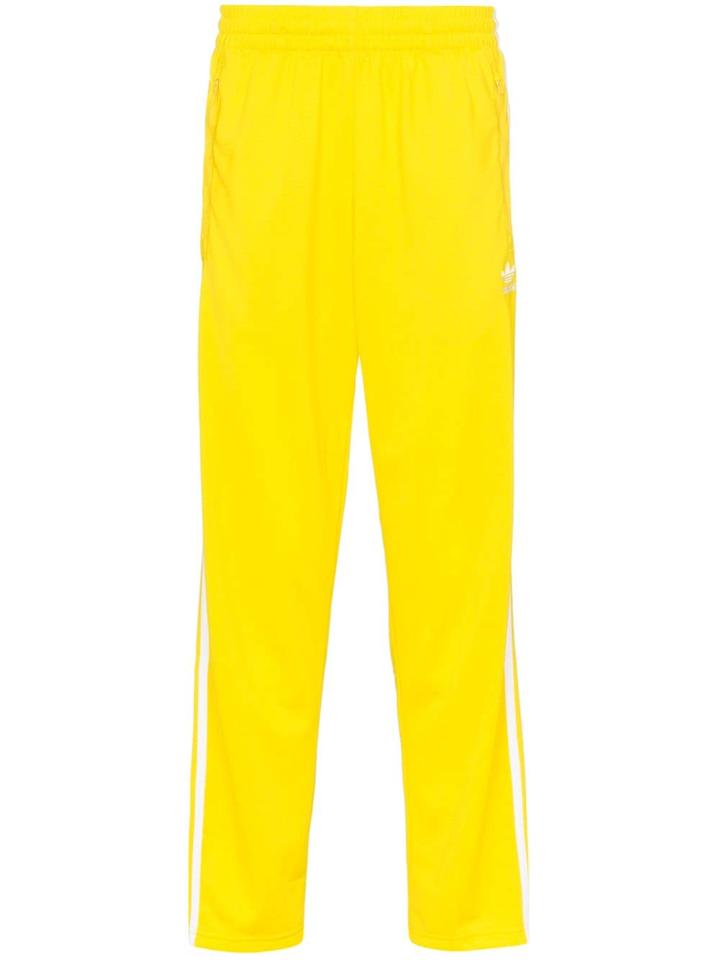 Adidas Striped Track Pants - Yellow