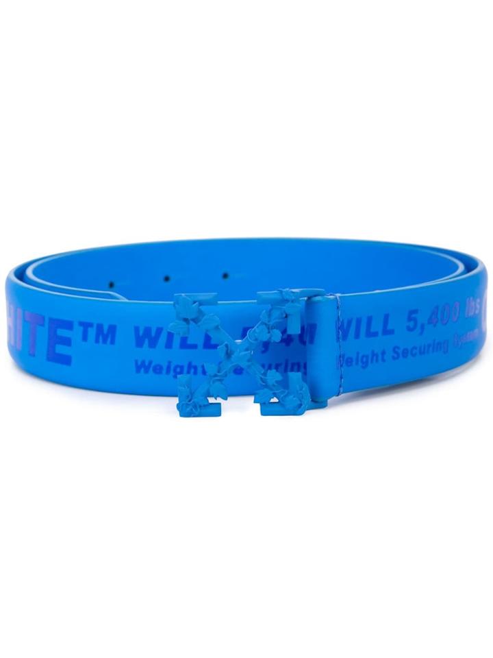 Off-white Arrow Buckle Industrial Belt - Blue