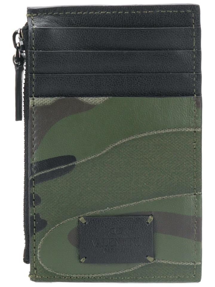 Valentino Valentino Garavani Camouflage Cardholder - Green