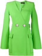 David Koma Cut-out Blazer Dress - Green