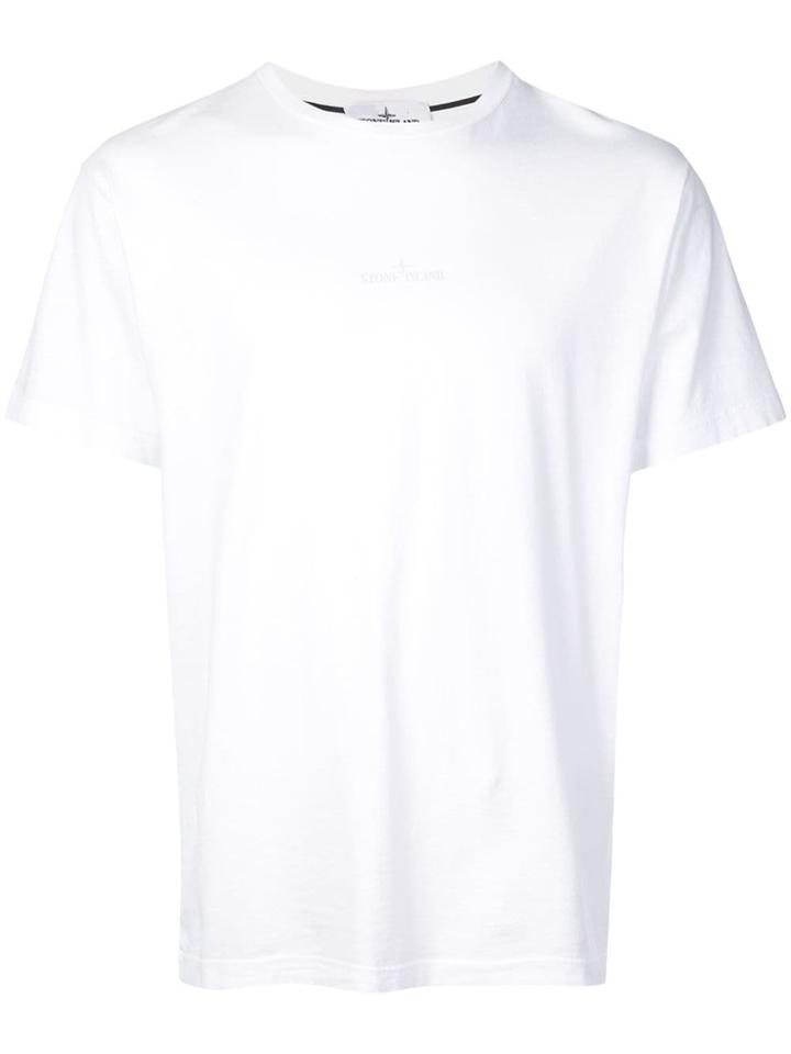 Stone Island Crewneck Logo T-shirt - White