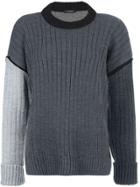 À La Garçonne Knit Blouse - Grey