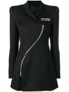 Alexander Wang Curved Zip Blazer - Black