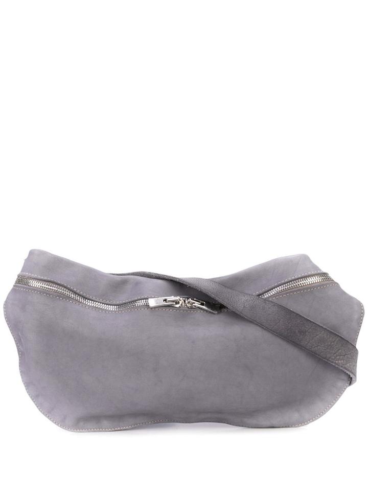 Guidi Soft Crossbody Bag - Grey