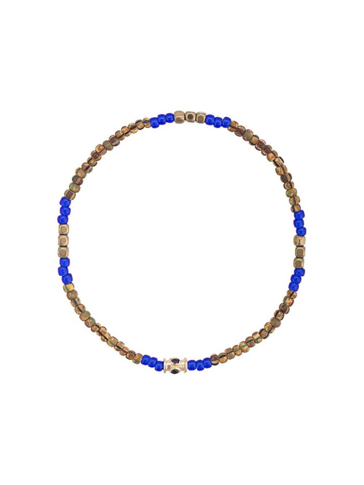 Luis Morais Small Blue Sapphire Barrel Bracelet