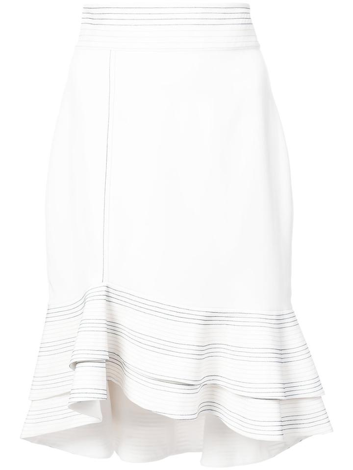 Alexis - Cynda Skirt - Women - Silk/polyester/spandex/elastane - S, White, Silk/polyester/spandex/elastane