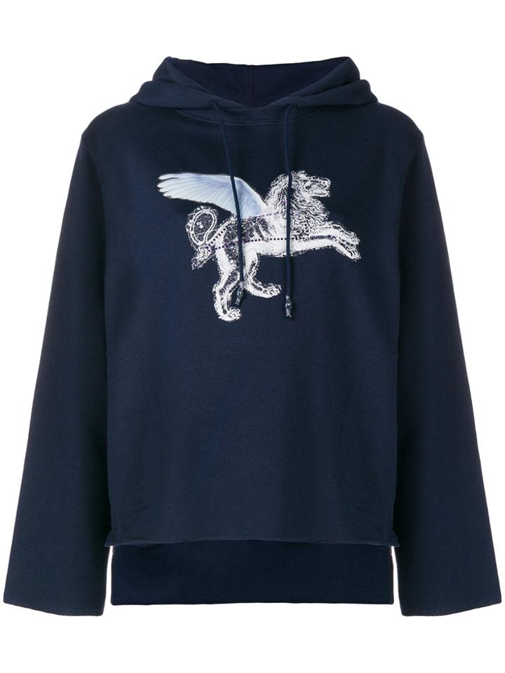 Golden Goose Deluxe Brand Winged Lion Sweatshirt - Blue