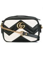Gucci Gg Marmot Shoulder Bag, Women's, Black, Calf Leather
