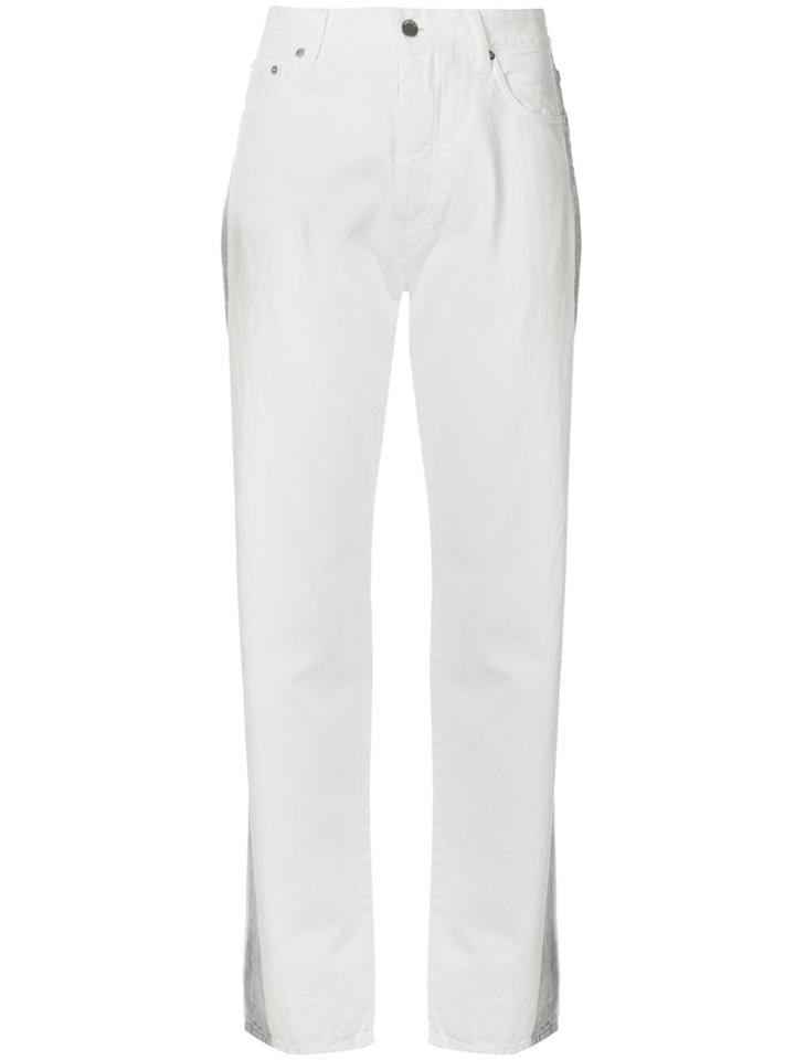 Ambush Reflective Paint Denim Jeans - White