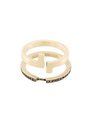 Polina Sapouna Ellis Antithesis Ring - Metallic