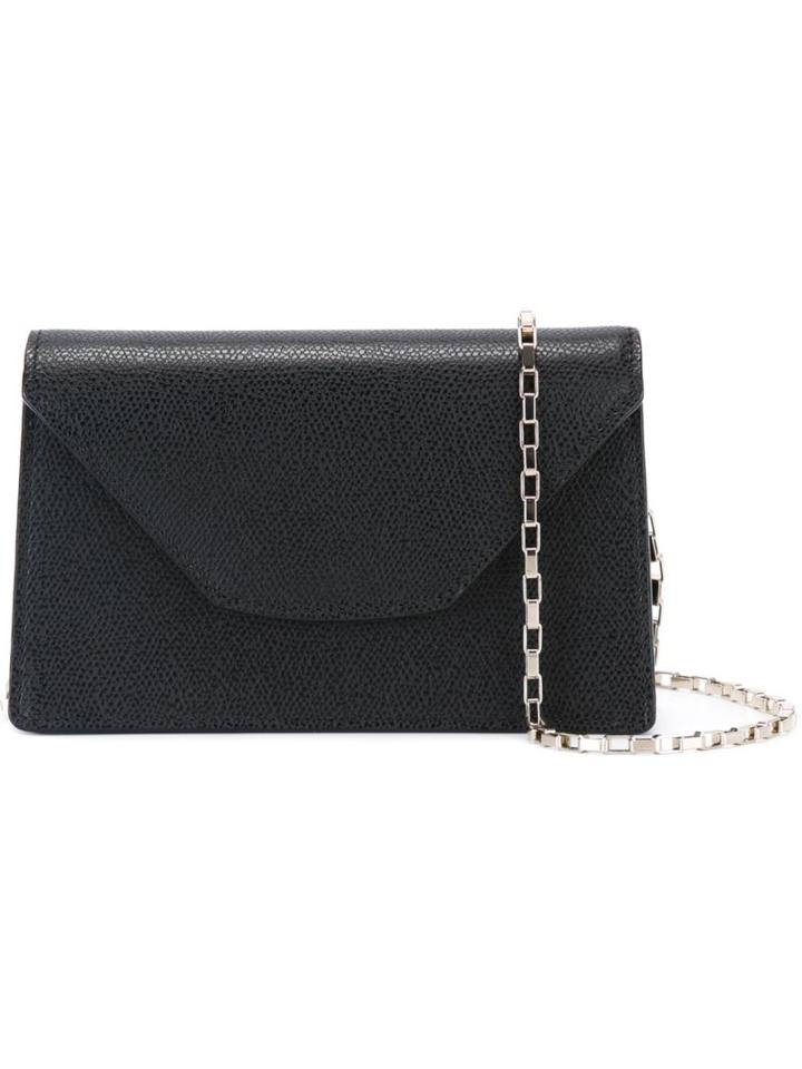 Valextra Mini 'iside Chain' Crossbody Bag, Women's, Black