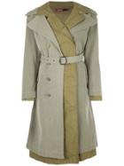 Sies Marjan Belted Double Breasted Coat - Green