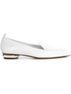Nicholas Kirkwood Beya Loafers, Women's, Size: 9.5, White, Leather