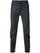 Lanvin - Zipped Hem Trousers - Men - Cashmere/wool - 46, Grey, Cashmere/wool