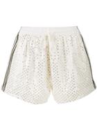 Ashish Sequin Embellished Shorts - Nude & Neutrals