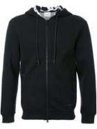 Iceberg Zipped Hoodie, Men's, Size: Small, Black, Polyester/viscose