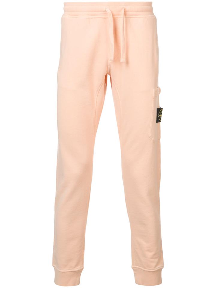 Stone Island Cargo Pocket Track Pants - Pink & Purple
