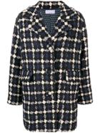 P.a.r.o.s.h. Geometric Patterned Coat - Black