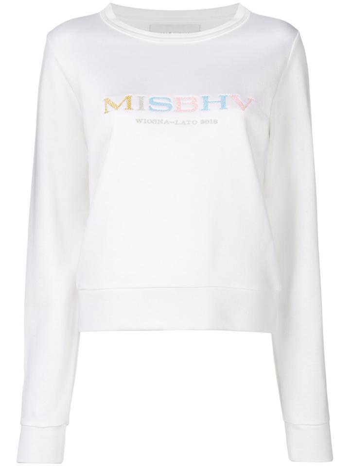 Misbhv Logo Sweatshirt - White