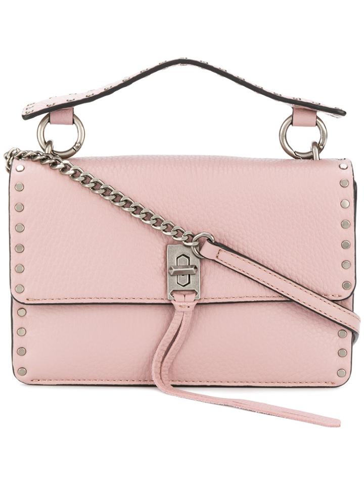 Rebecca Minkoff Studded Crossbody Bag - Pink & Purple