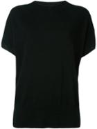 Vince Knitted T-shirt, Women's, Size: Xs, Black, Cashmere